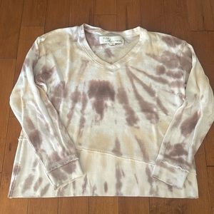 tie-dye long sleeve shirt